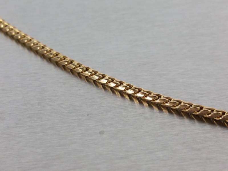 18 Box Chain 10k Gold Necklace