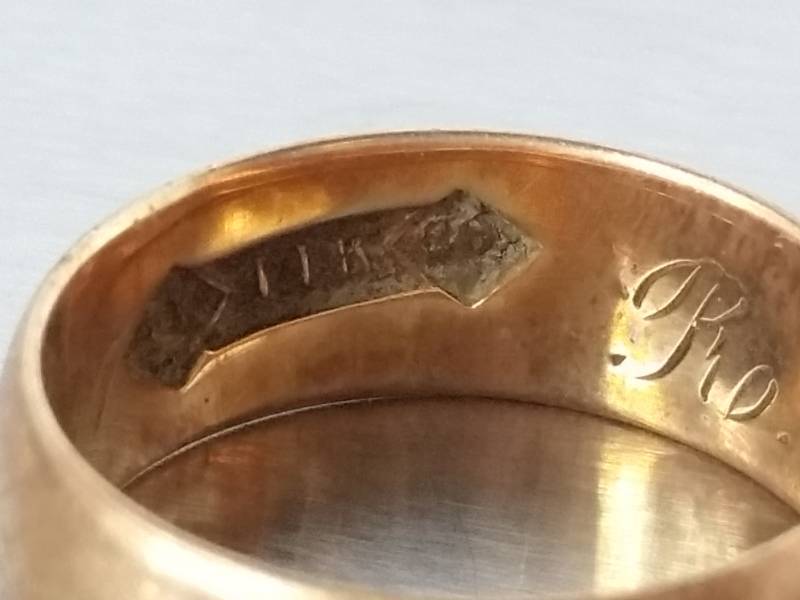 Antique 14k Gold Womens Estate Ring Dated 261907