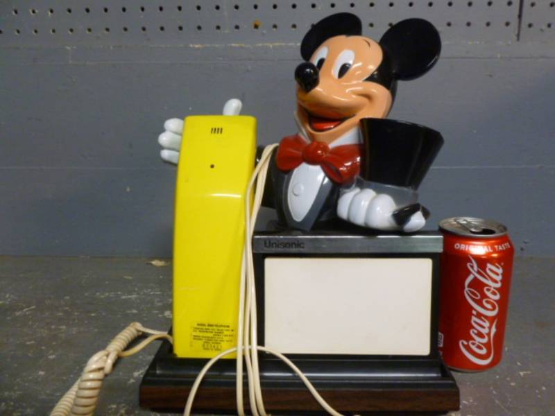 Vintage Mickey Mouse Telephone