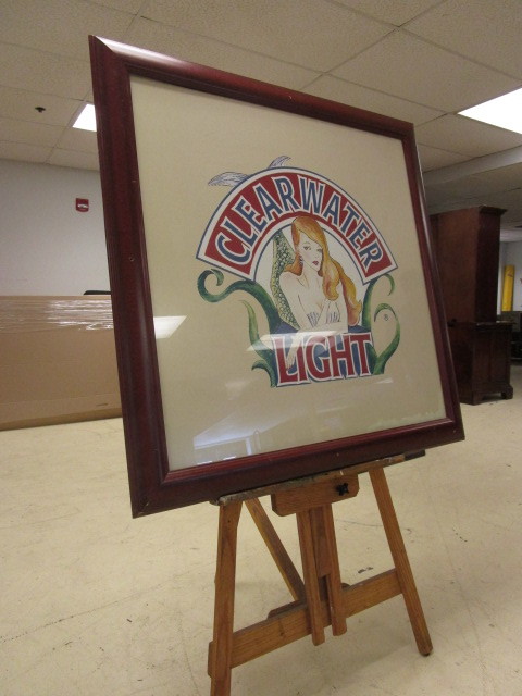 lot 936 image: BREWERIANA THEMED FRAMED ARTWORK