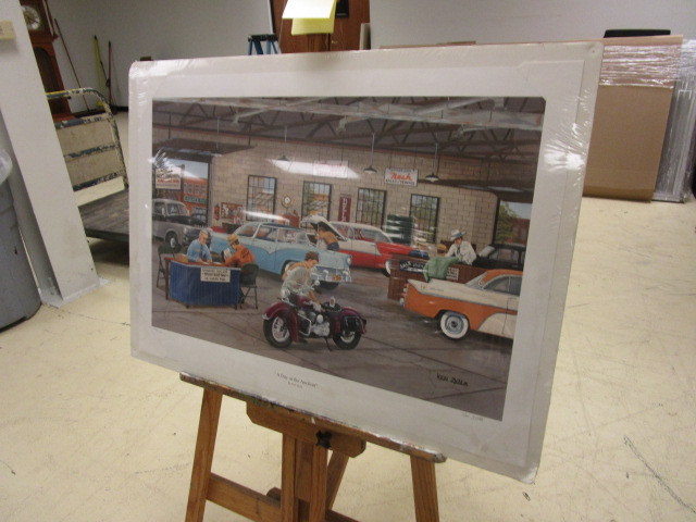 lot 940 image: LIMITED EDITION KEN ZYLLA PRINT