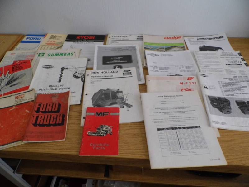 Vintage Farm Manuals