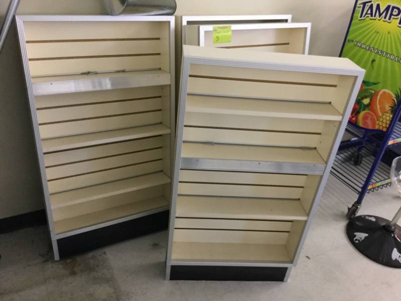 lot 5 image: Wall Shelving Units