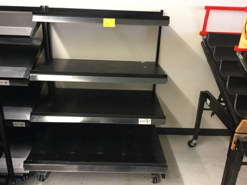 lot 10 image: 4 Tier Merchandising Shelf