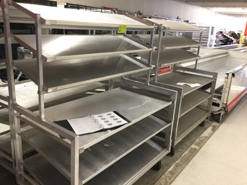 lot 21 image: 4 Aluminum Display Rack