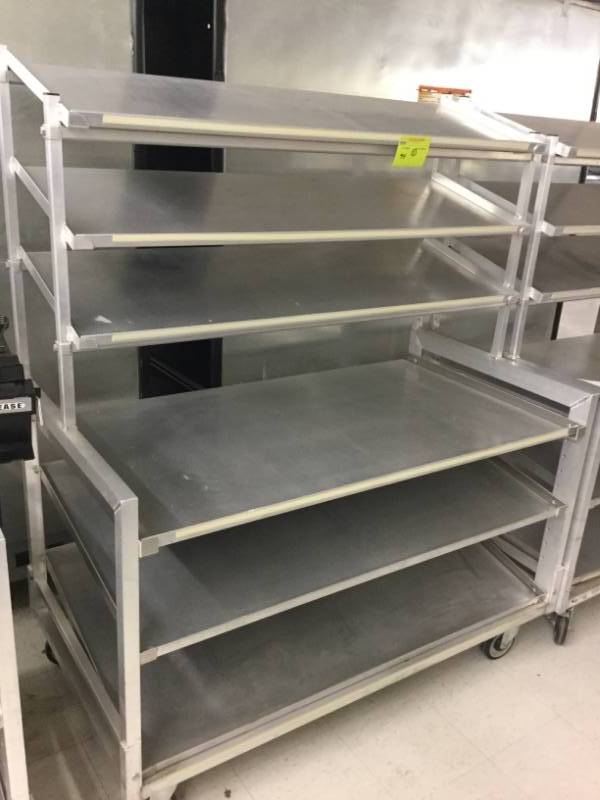 lot 94 image: Aluminum Display Rack
