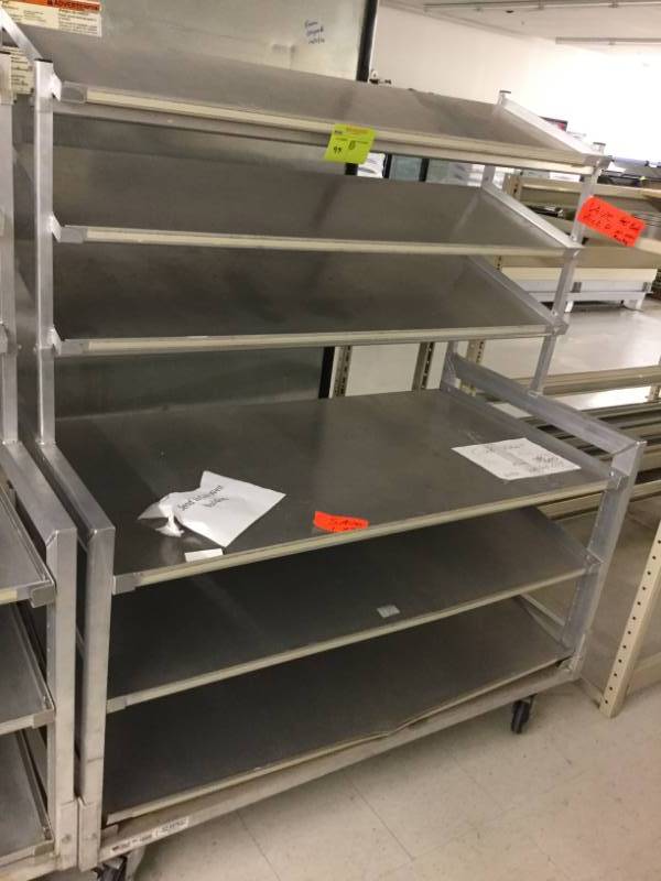 lot 95 image: Aluminum Display Rack