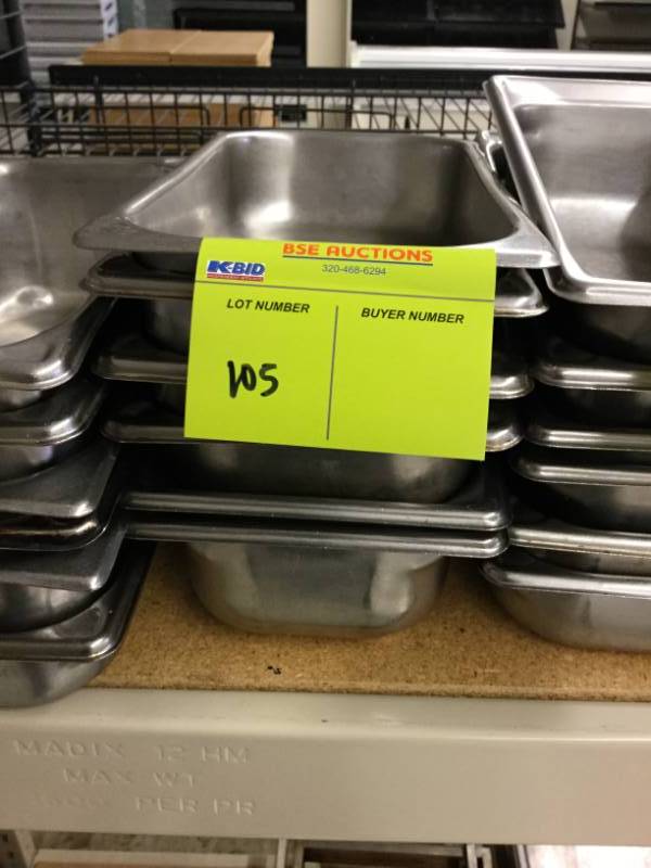 lot 105 image: Food Pans