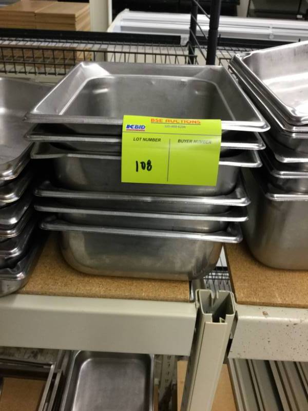 lot 108 image: Food Pans