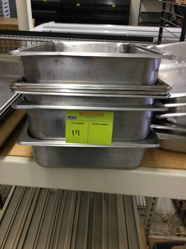 lot 111 image: Food Pans