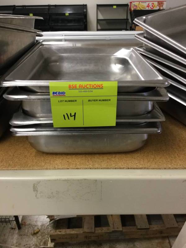 lot 114 image: Food Pans