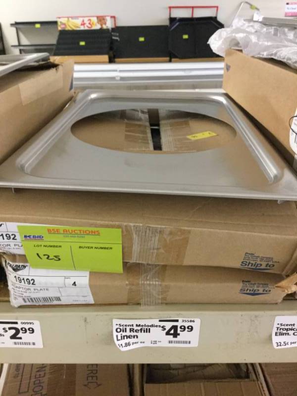 lot 125 image: Misc Warmer Adapter Plate