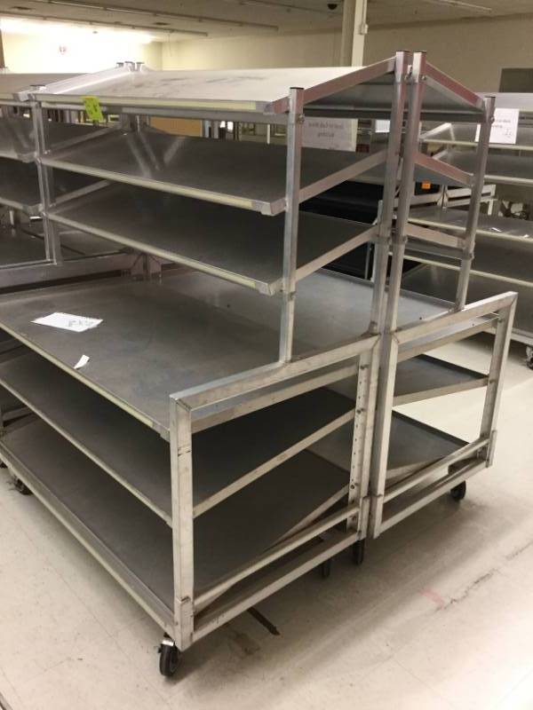 lot 172 image: Aluminum Display Rack