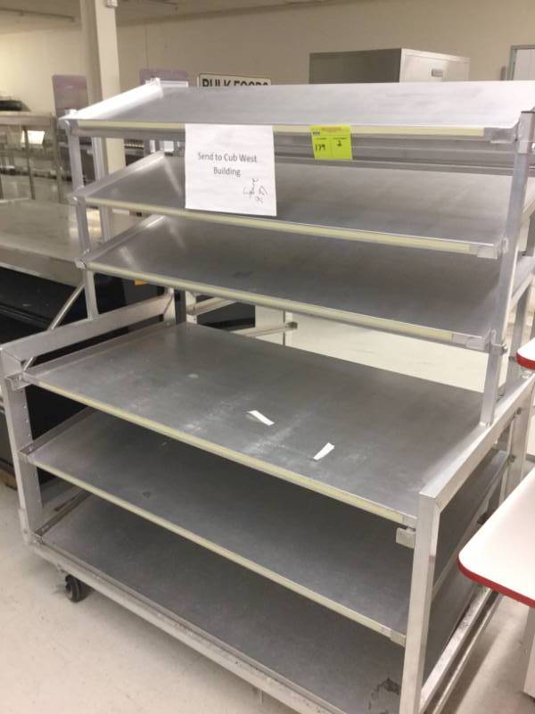 lot 179 image: Aluminum Display Rack