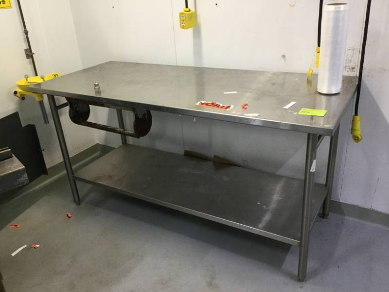 lot 350 image: Stainless Steel Table