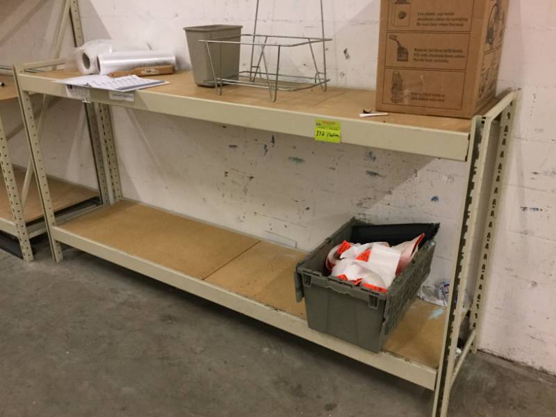 lot 372 image: Adjustable Racking