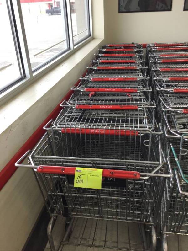 lot 401 image: Shopping Carts