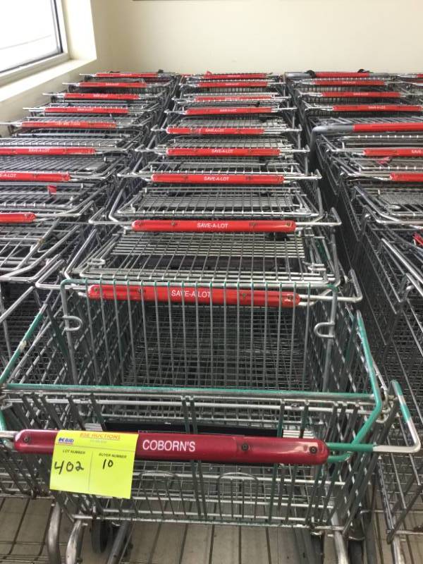 lot 402 image: Shopping Carts