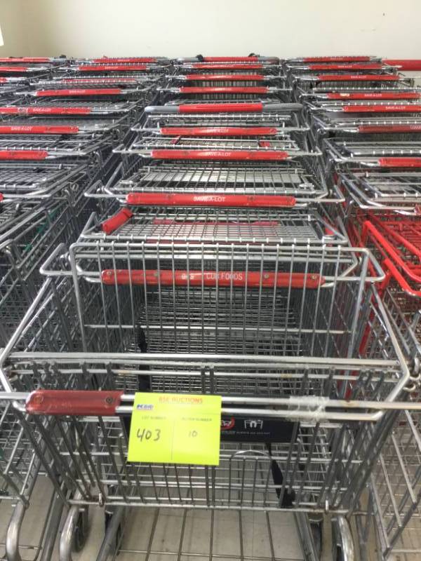 lot 403 image: Shopping Carts