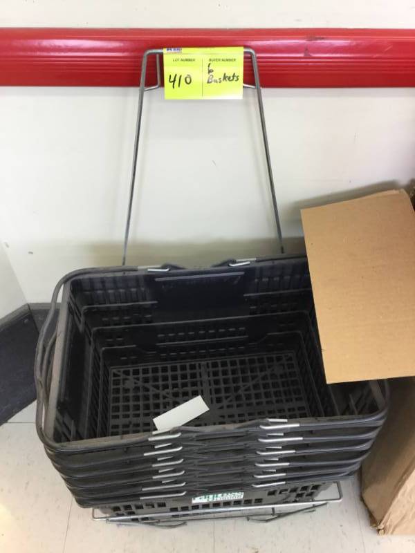 lot 410 image: Shopping Baskets