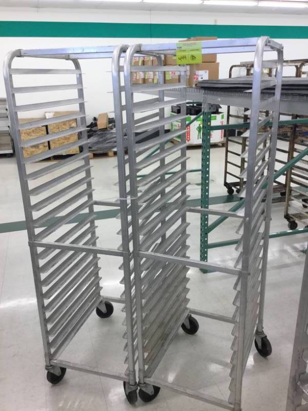 lot 444 image: Sheet Pan Racks