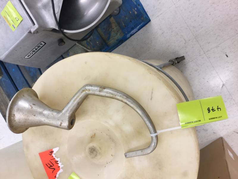 lot 478 image: 20 Qt Planetary Mixer Hook