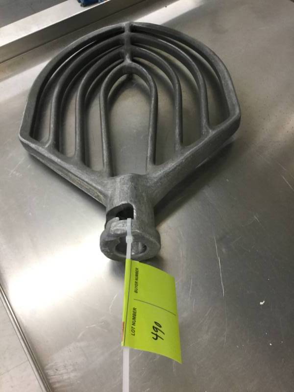 lot 490 image: 80 Qt Planetary Mixer Paddle