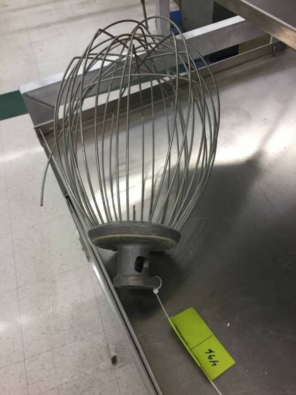 lot 496 image: 80 Qt Planetary Mixer Whisk