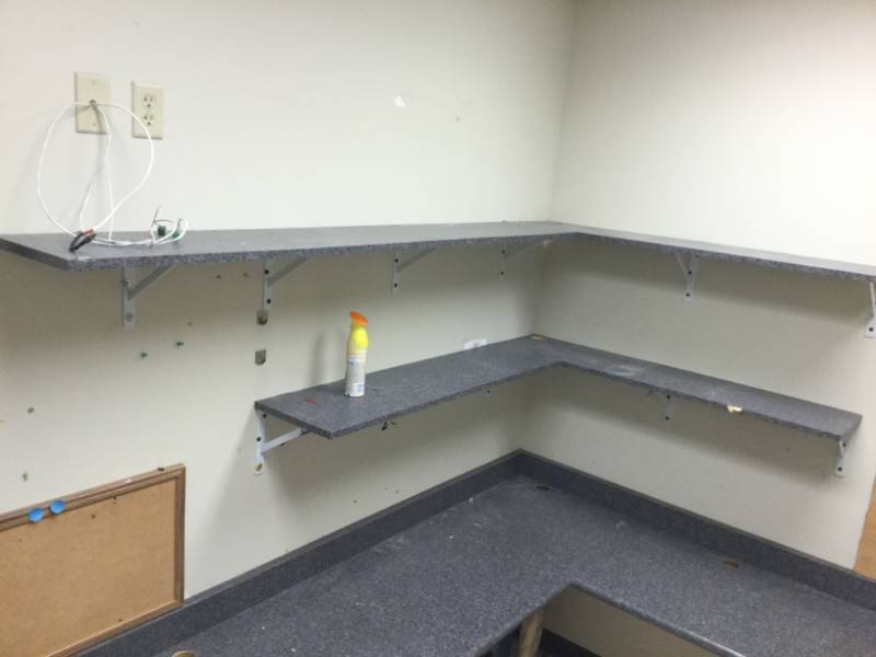 lot 539 image: Counter and Shelves