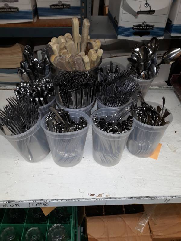 Lot Of Assorted Silverware (200 Pieces)