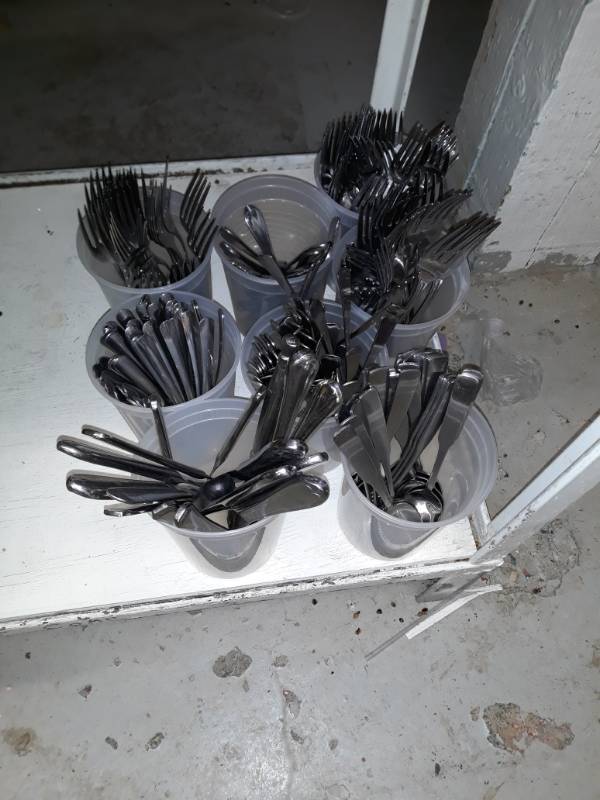 Lot Of Assorted Silverware (100 Pieces)