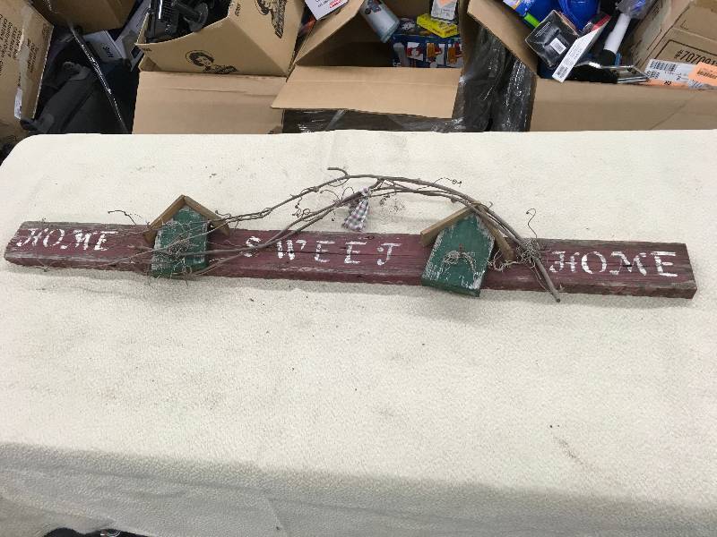 lot 3 image: Home Sweet Home Sign
