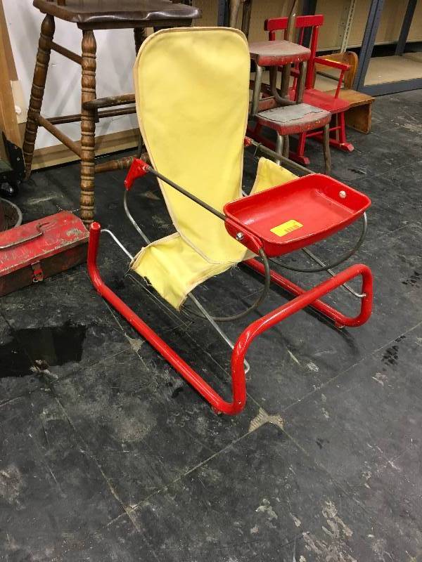 lot 38 image: Vintage Baby Bouncer