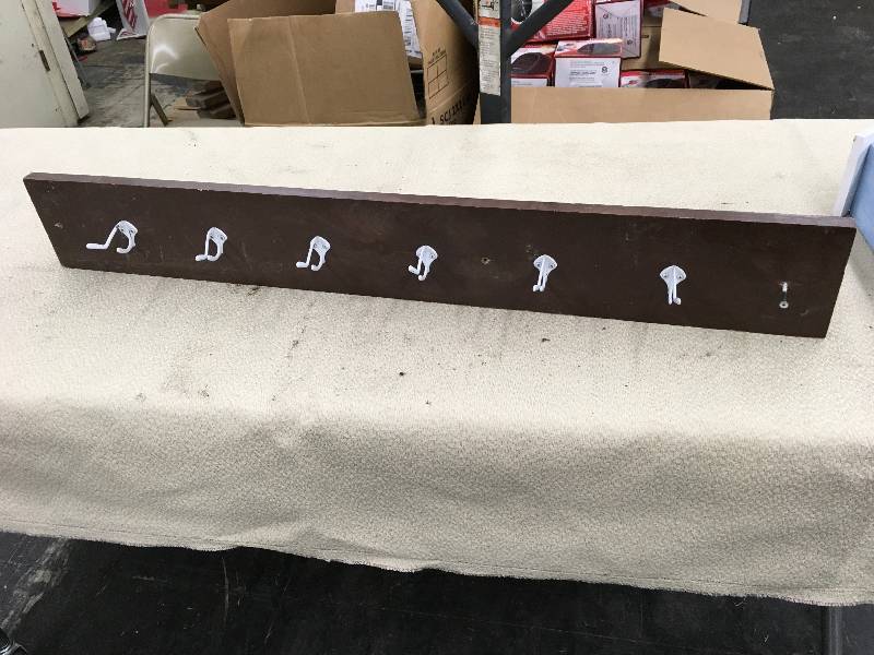 lot 175 image: Coat Rack Wall Hanging