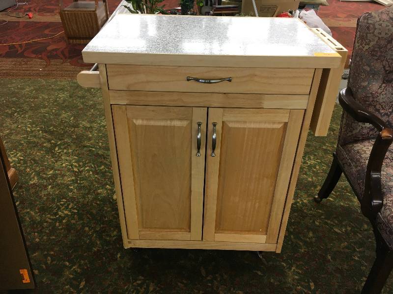 lot 176 image: Marble Microwave Cart