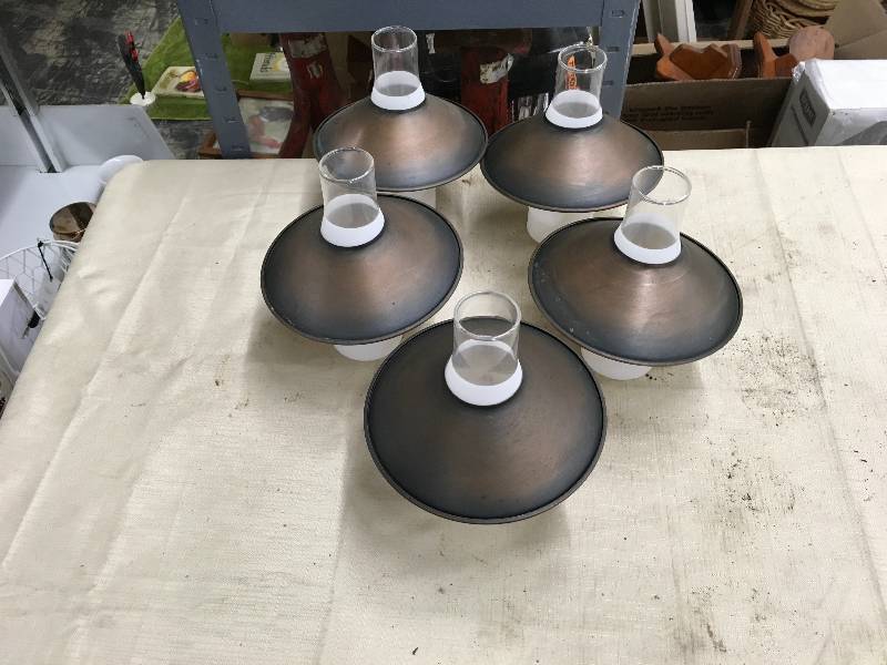 lot 70 image: Five Lamps