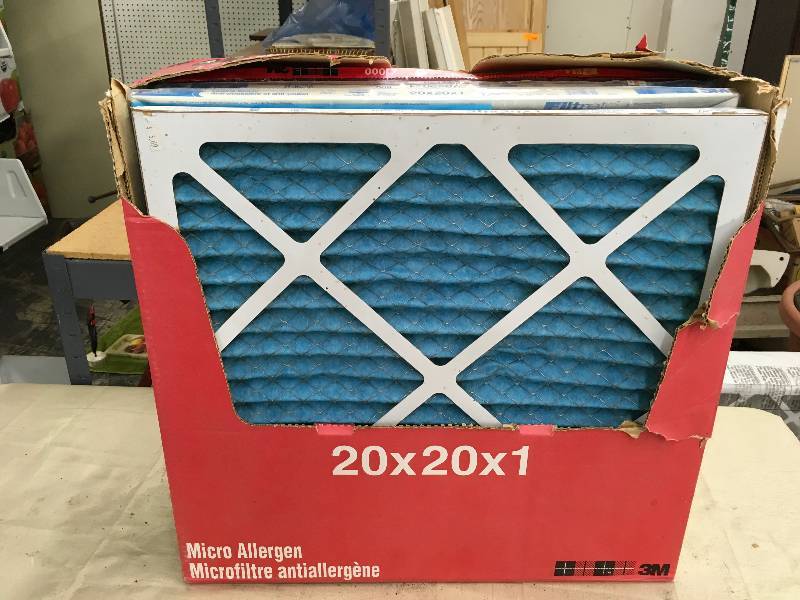 lot 73 image: Seven 3M 20X20X1 Filters