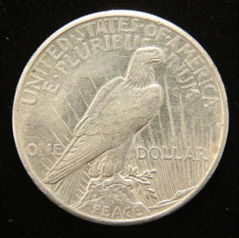 1921 HIGH RELIEF US PEACE SILVER DOLLAR BETTER DATE COIN