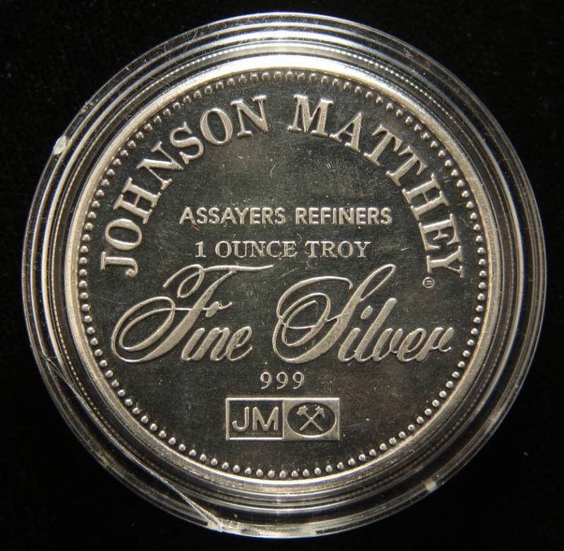 1 TROY OZ. .999 FINE SILVER JOHNSON MATTHEY FREEDOM OF RELIGION IN AIRTITE