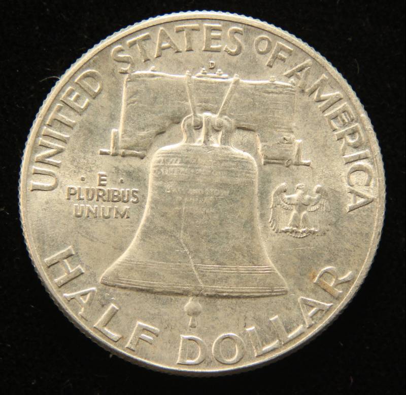 1948-D FRANKLIN SILVER HALF DOLLAR