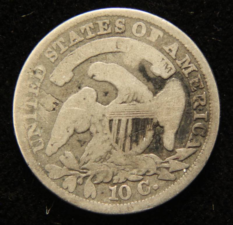 1834 CAPPED BUST SILVER DIME