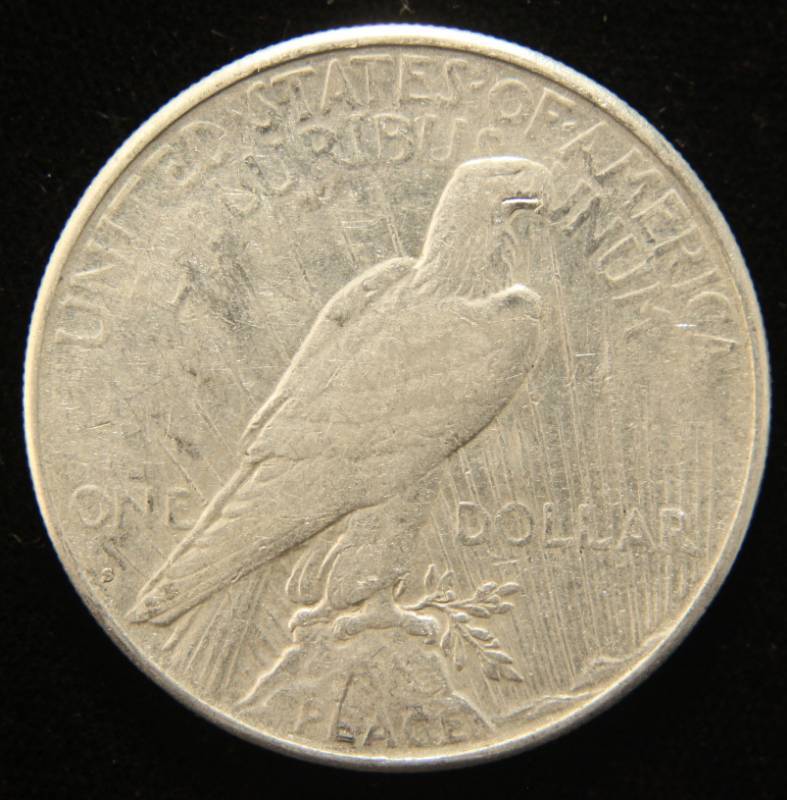 1928-S PEACE SILVER DOLLAR XF