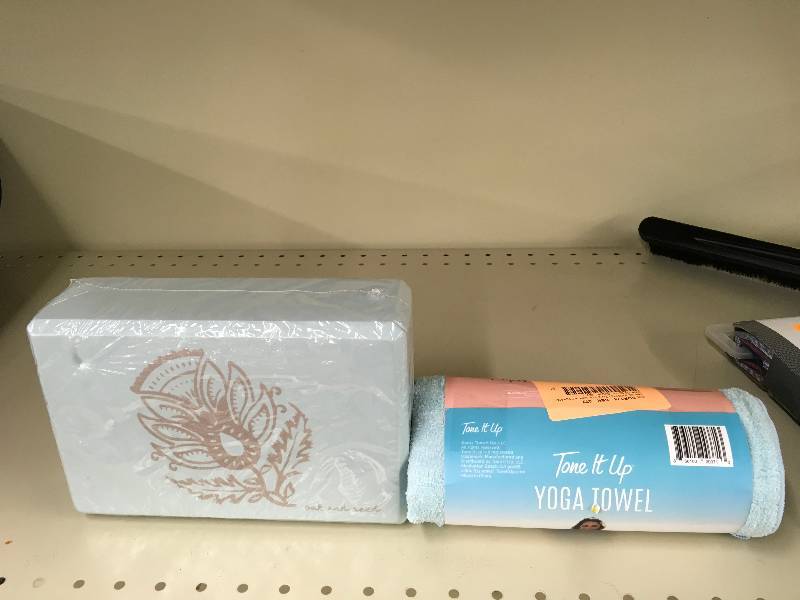 lot 13 image: Yoga Block & Yoga Towel, Retail $23.99