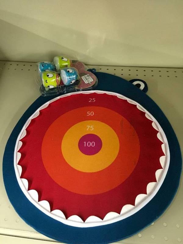 lot 24 image: Velcro Dart Board, Retail $11.99
