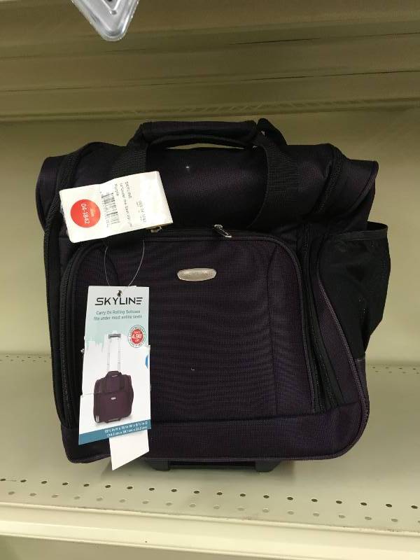 lot 44 image: Skyline Carry On Luggage, Retail $39.99
