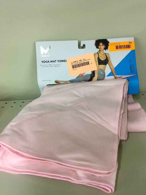 lot 54 image: Mission Yoga Mat Towel, Retail $17.99