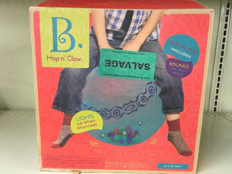 lot 56 image: B. Hop N Glow Hopping Ball, Retail $14.99