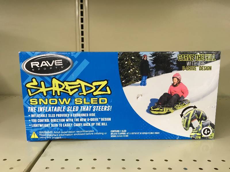 lot 59 image: Shredz Snow Sled, Retail $19.99