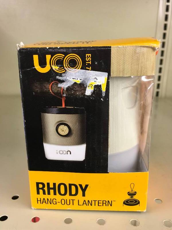 lot 64 image: UCO Rhody Hang- Out Lantern, Retail $14.99