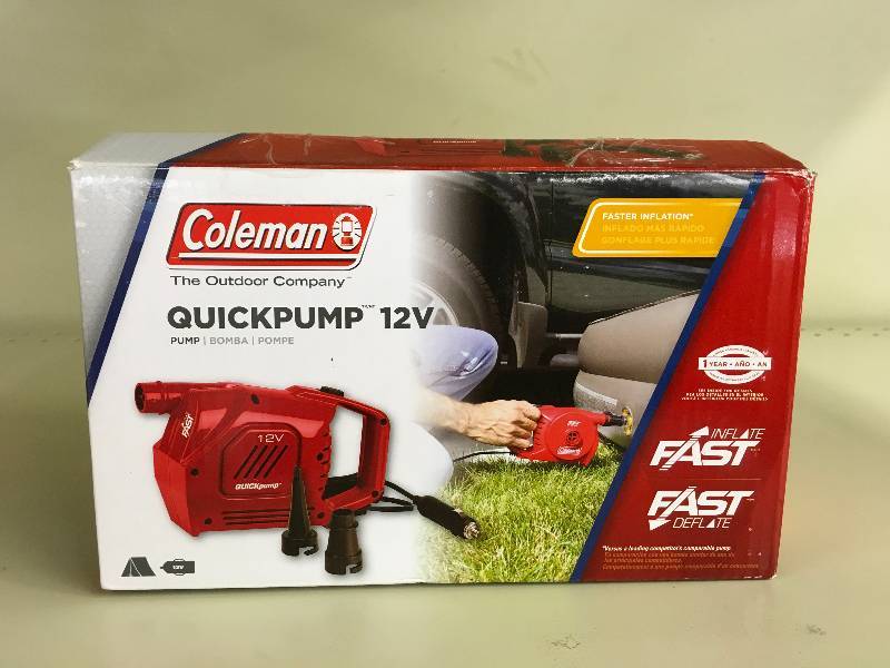 lot 68 image: Coleman Quick Pump 12V, Retail $22.99